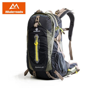 Maleroads Rucksack Camping Hiking Backpack Sports Bag Outdoor Travel Backpack Trekk Mountain Climb Equipment 40 50L Men Women